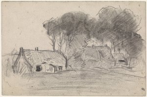 Gårder blant trær av Jan van Essen
