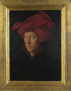Portrett av en mann (selvportrett?). 1433 av Jan van Eyck