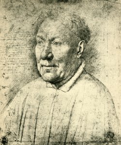 Portrett av kardinal Niccolò Albergati, c1430, 1943. av Jan van Eyck