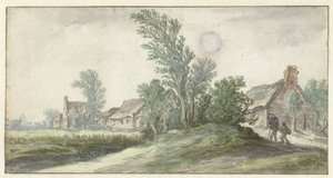 Utsikt over en landsby av Jan van Goyen (possibly)