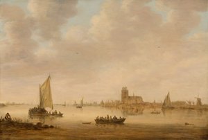 Utsikt over Dordrecht fra Dordtse Kil, 1644.