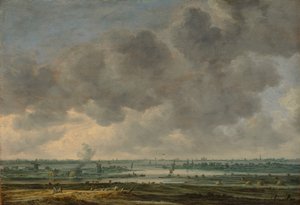 Utsikt over Haarlem og Haarlemmer Meer, 1646.