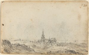 Utsikt over Scheveningen [recto] av Jan van Goyen