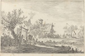 Wayside Inn av Jan van Goyen