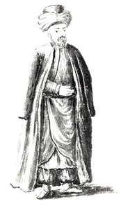 Coemino Bajeti, fra The Venetian Clothes (wc på papir) (se 188194 for medfølgende tekst) av Jan van Grevenbroeck