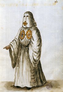 Robes of the Confraternity of the Holy Trinity (penn og blekk og wc på papir) av Jan van Grevenbroeck