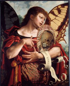 Vanite. Maleri av Jan Sanders Van Hemessen (1500-1560) av Jan van Hemessen