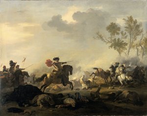 Kavaleriangrep av Jan van Huchtenburg