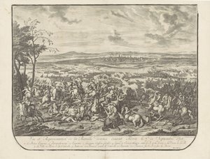 Ontzet van Turijn, 1706 Visning og representasjon av slaget gitt foran Torino 7. september 1706 (tittel på objekt) av Jan van Huchtenburg