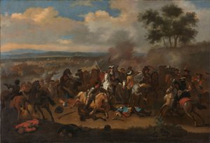 Slaget ved Boyne, Irland, mellom Kings James II og William III, 12. juli 1690