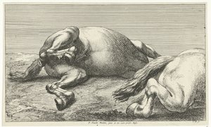 To falne hester, den høyre sett fra siden Dead Horses (serietittel)