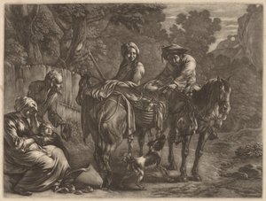 Ranere til hest av Jan van Huchtenburgh