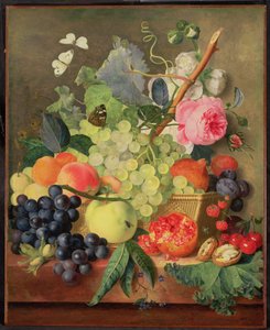 A Basket of Fruit, 1744 (panel) (for par se 86746) av Jan van Huysum