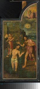 Triptykon med scener fra døperen Johannes#39; liv, høyre panel av Jan van II Coninxloo