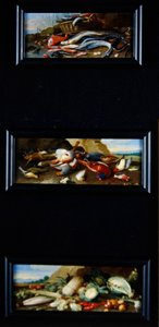 Stillebentablåer - fisk, vilt, grønnsaker av Jan van Kessel the Elder