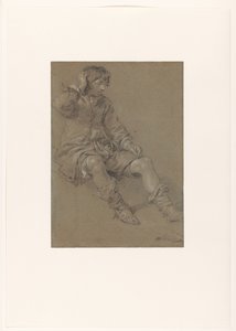 Sittende gutt av Jan van  Noordt