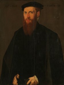 Portrett av Willem van Lokhorst (1514-64) av Jan van Scorel (copy after)