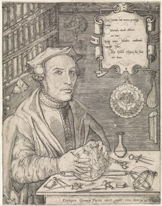 Portrett av Gemma Frisius av Jan van Stalburch