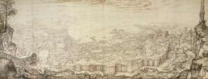 Utsikt over Napoli av Jan van Stinemolen