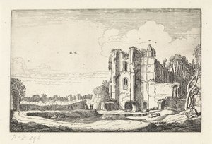 Ruinene av Brederode kasteel Castle Landskap (serietittel) Amenissimae aliquot requculae (serietittel) av Jan van de Velde (II)
