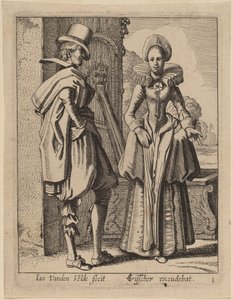 To figurer i kostyme av Jan van de Velde II