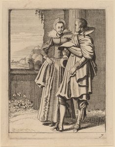 To figurer i kostyme av Jan van de Velde II