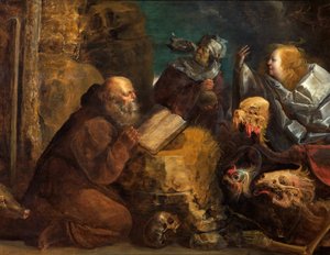 Fristelsen til St. Antonius av Jan van de Venne