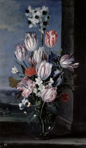 Blomster i en krystallvase, 1652