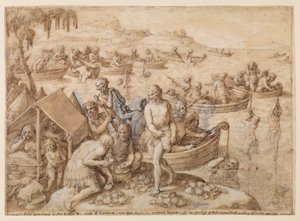  av Jan van der (1523-1605) Straet
