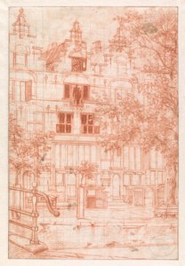 Etter en brann på Herengracht i 1683 av Jan van der Heyden