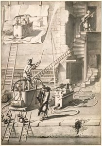 Sammenligning av de gamle brannslangene med Van der Heydens slangebrannslange
