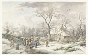 Vinter: Montering til fastelavn av Jan van der Meer (II)