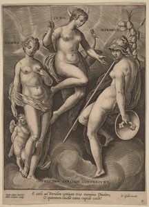 Venus, Juno og Minerva av Jan van der Straet