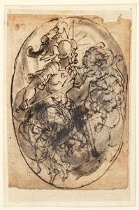 Design for en Cameo av Jan van der Straet, called Stradanus