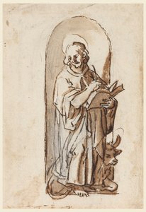 Saint Luke i en nisje