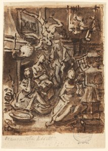 Studer for en komposisjon av Jan van der Straet, called Stradanus
