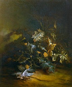 tistler (olje på lerret)