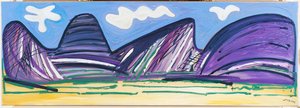 The Road to Ardnamurchan, 2015 (olje på lerret) av Janet McKenzie