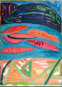 Vi er bare ubeseiret (II), 2007 (olje på lerret)