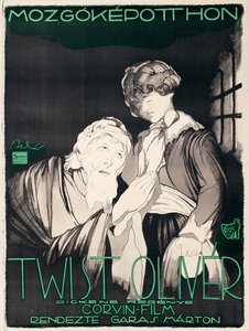 Plakat for stumfilmen 