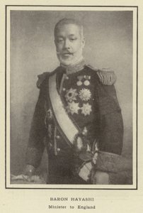 Baron Hayashi, minister i England av Japanese Photographer