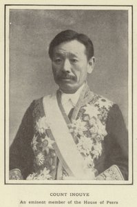 Grev Inouye, et eminent medlem av House of Peers av Japanese Photographer