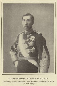 Feltmarskalk Marquis Yamagata, tidligere statsminister, nå sjef for hærens generalstab av Japanese Photographer