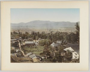 Kyoto, Japan (håndfarget svart/hvitt-bilde) av Japanese Photographer
