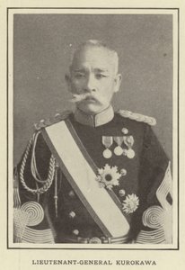 Lieutenant-General Kurokawa  av Japanese Photographer