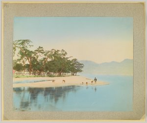 Miyajima, Japan (håndfarget s/h-bilde) av Japanese Photographer