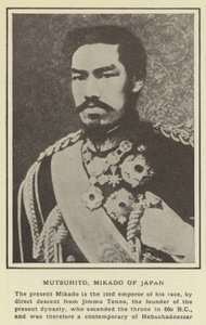 Mutsuhito, Mikado of Japan av Japanese Photographer