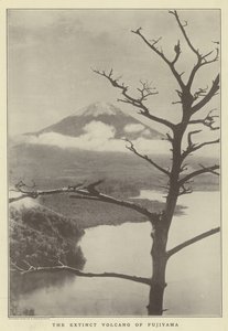 Den utdødde vulkanen Fujiyama