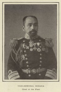 Viseadmiral Hidaka, sjef for flåten av Japanese Photographer