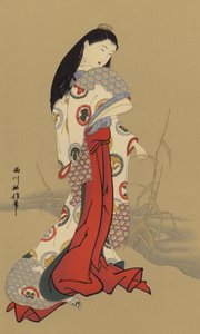 En jente i Genroku-alderen av Japanese School
